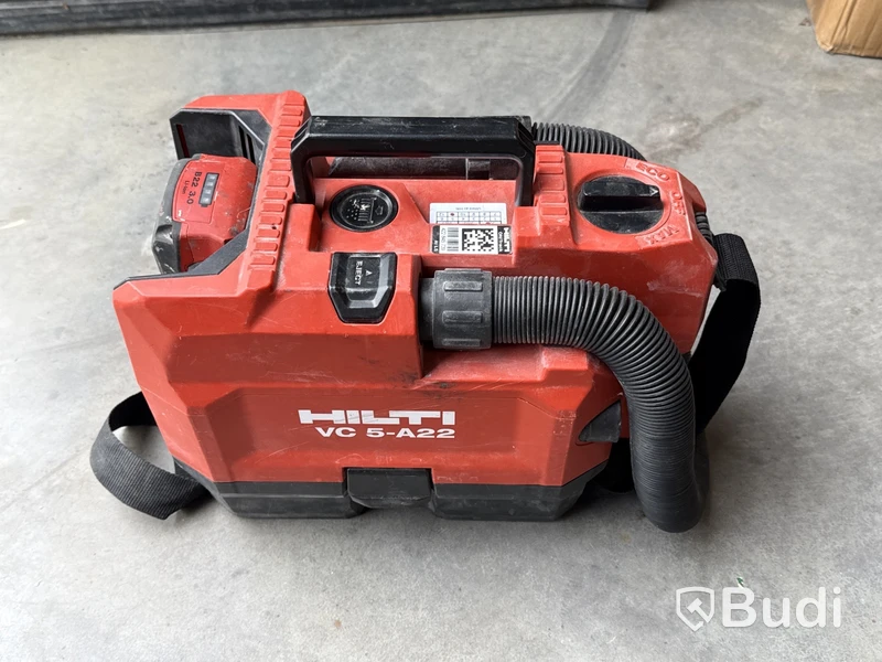 Batteridriven dammsugare Hilti VC 5-A22