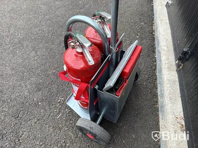 Brandsläckarvagn pulver 2x6 kg