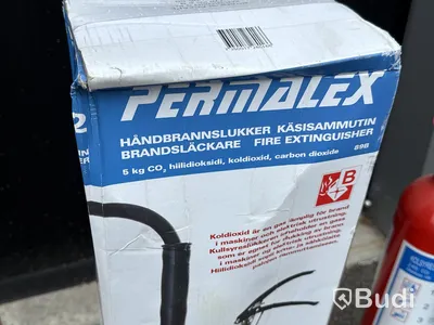 3 st brandsläckare Koldioxid