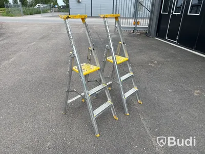 2 st aluminiumstegar Wibe