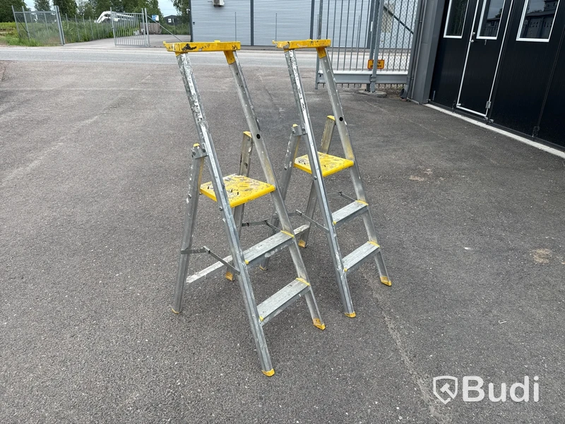 2 st aluminiumstegar Wibe