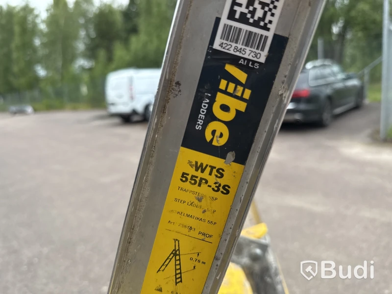 2 st aluminiumstegar Wibe