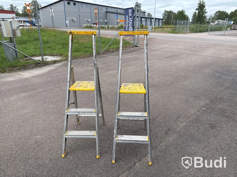2 st aluminiumstegar Wibe
