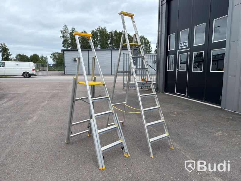 2 st aluminiumstegar Wibe