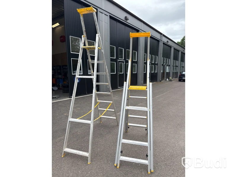 2 st aluminiumstegar Wibe