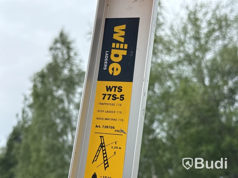2 st aluminiumstegar Wibe
