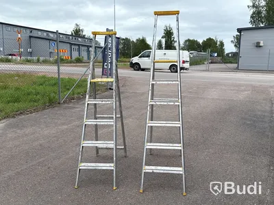2 st aluminiumstegar Wibe