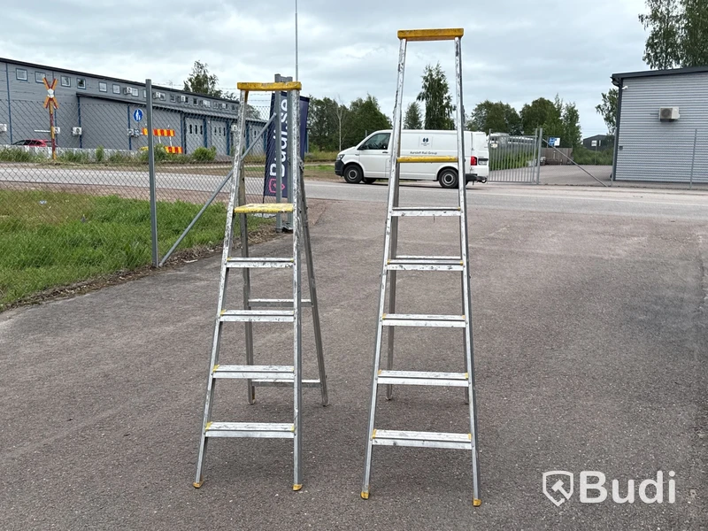 2 st aluminiumstegar Wibe