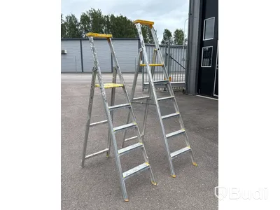 2 st aluminiumstegar Wibe