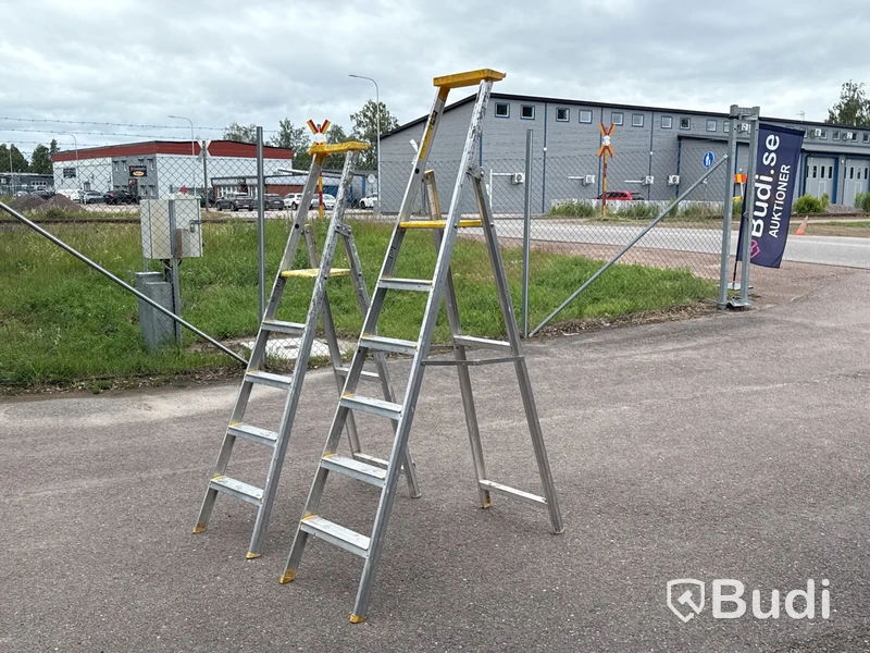 2 st aluminiumstegar Wibe