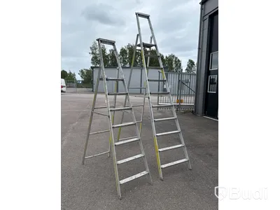 2 st aluminiumstegar Zarges