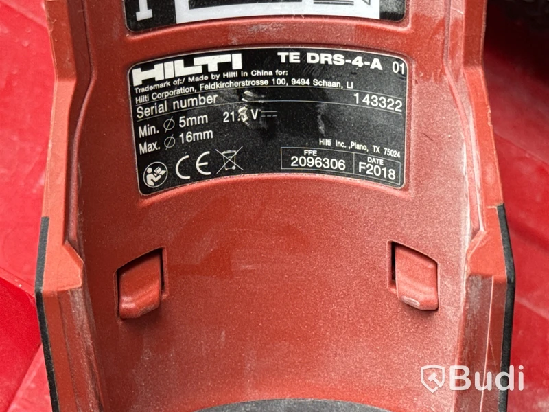 Borrhammare Hilti TE 4-A22 med dammsugarenhet