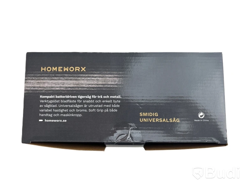 Litet verktygspaket Homeworx, med 3 olika maskiner inkl. 1 st. laddare och 2 st. batterier, samt förvaringslådor till samtliga maskiner