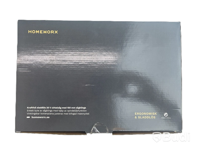 Stort verktygspaket Homeworx, med 7 olika maskiner, inkl. 1 st. laddare och 2 st. batterier, samt 5 st. förvaringslådor