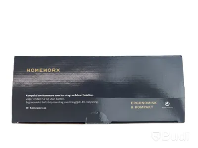 Stort verktygspaket Homeworx, med 7 olika maskiner, inkl. 1 st. laddare och 2 st. batterier, samt 5 st. förvaringslådor
