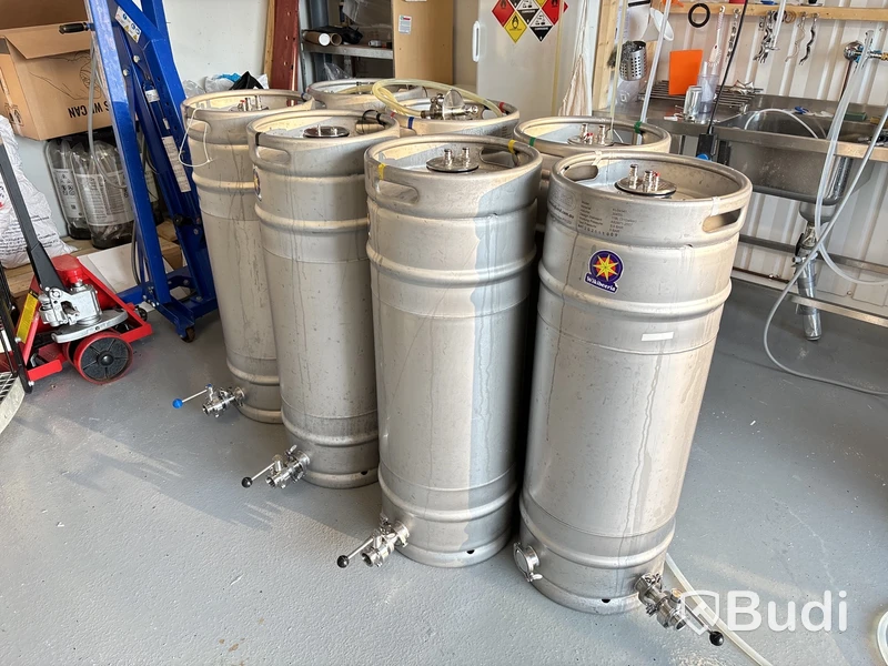 Komplett anläggning för ölbryggeri