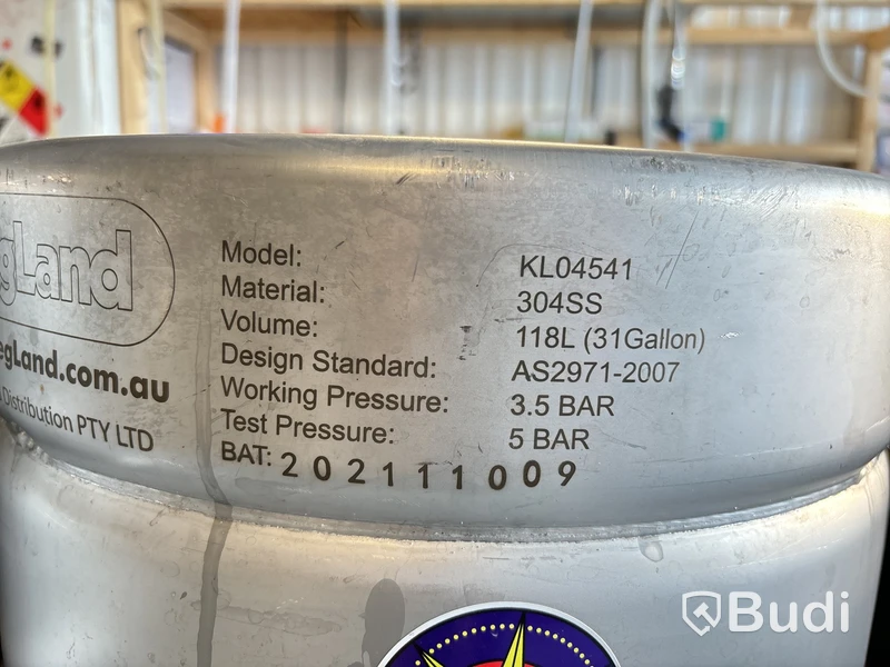 Komplett anläggning för ölbryggeri