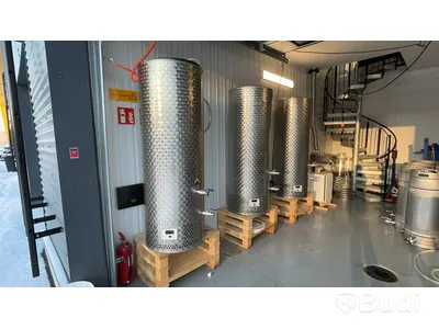 Komplett anläggning för ölbryggeri