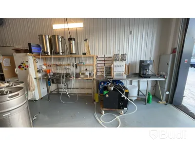 Komplett anläggning för ölbryggeri