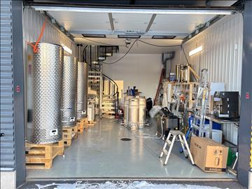 Komplett anläggning för ölbryggeri 