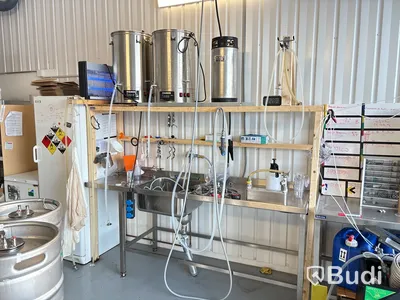 Komplett anläggning för ölbryggeri