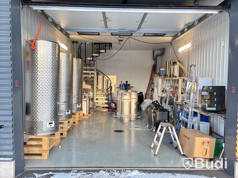 Komplett anläggning för ölbryggeri