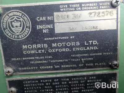 Personbil Morris Oxford 1500
