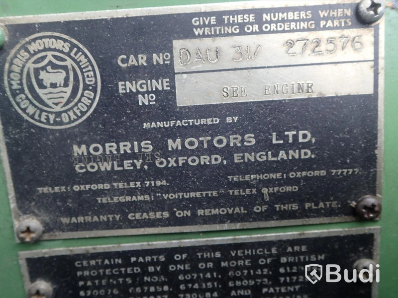 Personbil Morris Oxford 1500