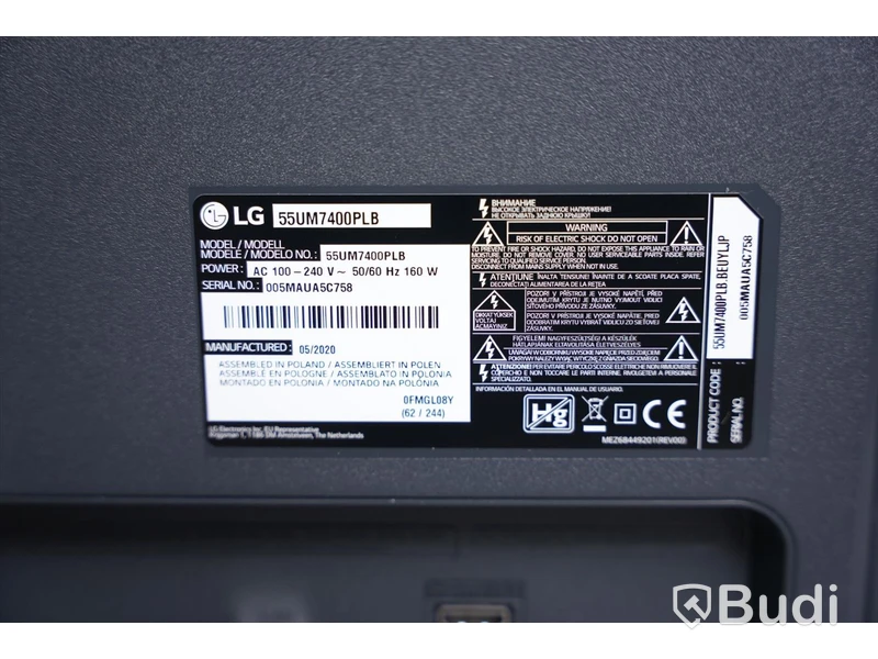 TV- LG 55UM7400PLB, 55 Tum