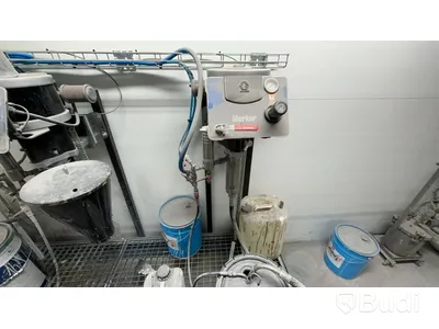 Färgpumpar 2st, spillbassänger m.m.