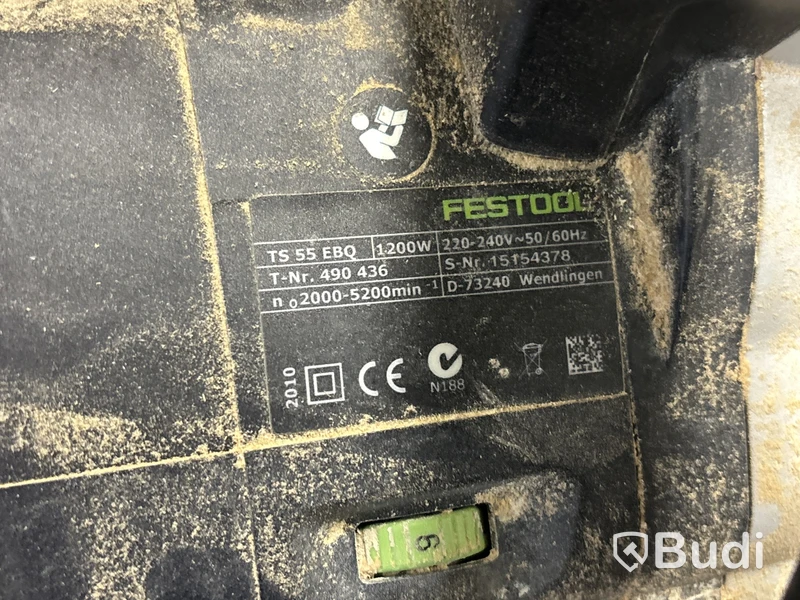 Sänksåg med skenor, Festool