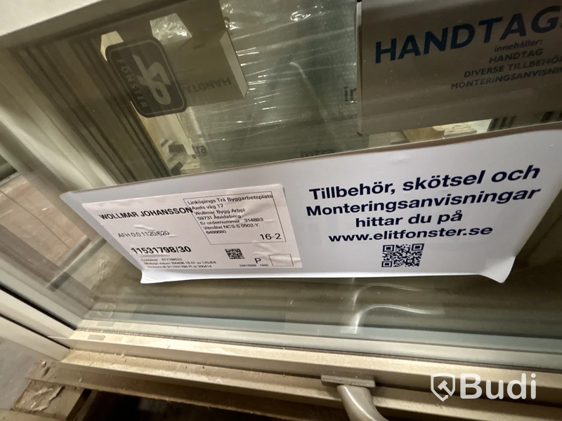 5 st nya fönster.