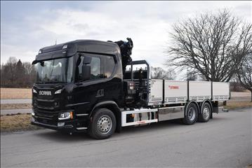 Ny Kranbil Scania P320 6X2-4NB | Automat | Zetterberg | Hiab 23T med 6-utskjut