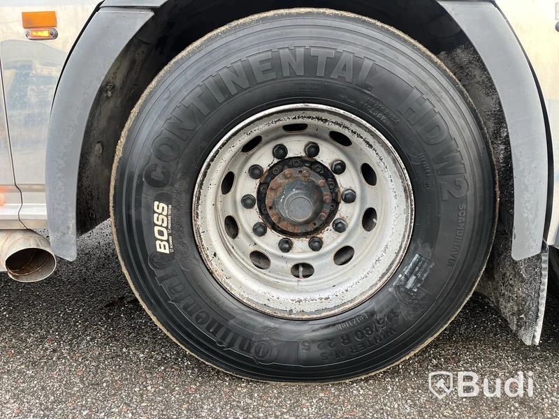 Lastväxlare Scania R520 V8 Tridem med laxå snabbfästen och plogutrustning  -2017