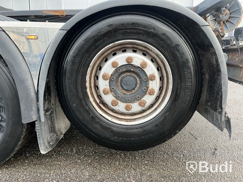 Lastväxlare Scania R520 V8 Tridem med laxå snabbfästen och plogutrustning  -2017