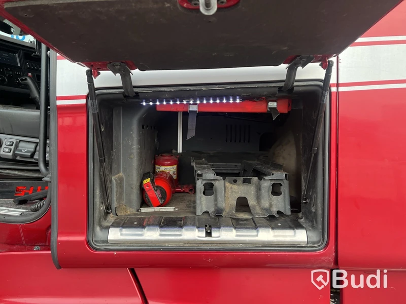 Lastväxlare Scania R520 V8 Tridem med laxå snabbfästen och plogutrustning  -2017