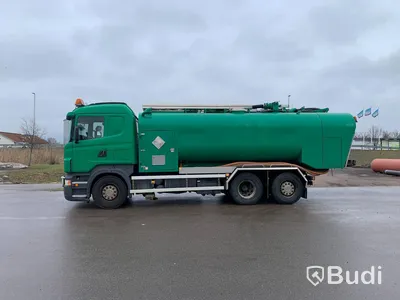 Lastbil SCANIA R420 6X2-4 -2006 | Slamsug | Minikombi