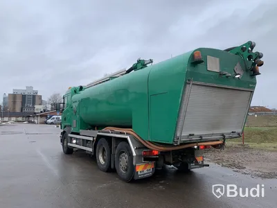 Lastbil SCANIA R420 6X2-4 -2006 | Slamsug | Minikombi