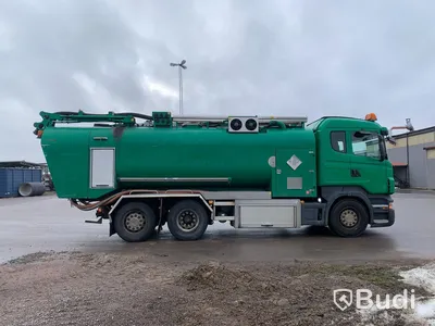 Lastbil SCANIA R420 6X2-4 -2006 | Slamsug | Minikombi