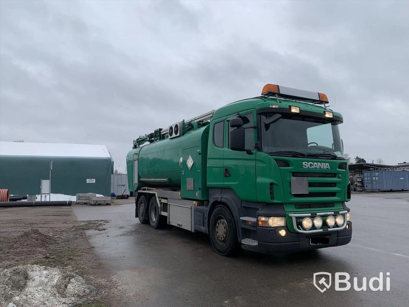 Lastbil SCANIA R420 6X2-4 -2006 | Slamsug | Minikombi