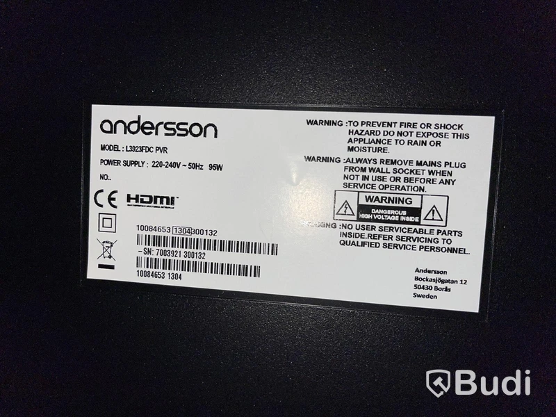 TV andersson L3923FDC PVR