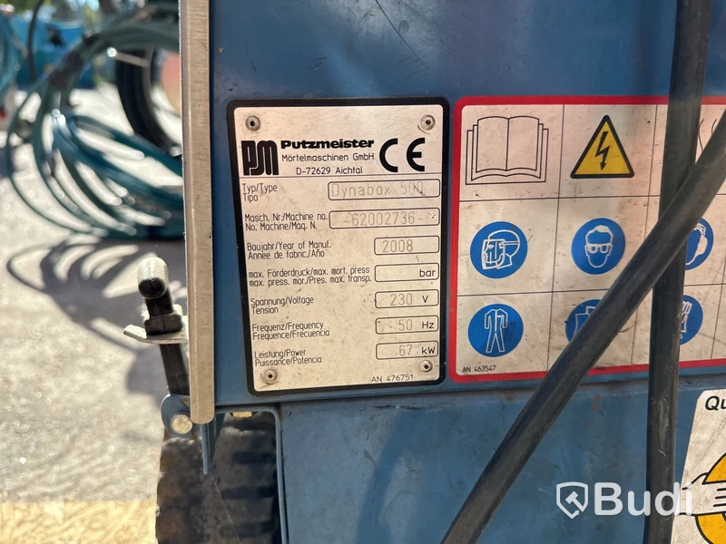 Hetvattengenerator, Putzmeister Dynabox 500