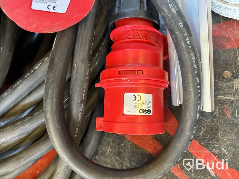 Byggcentral samt kabel, 32A