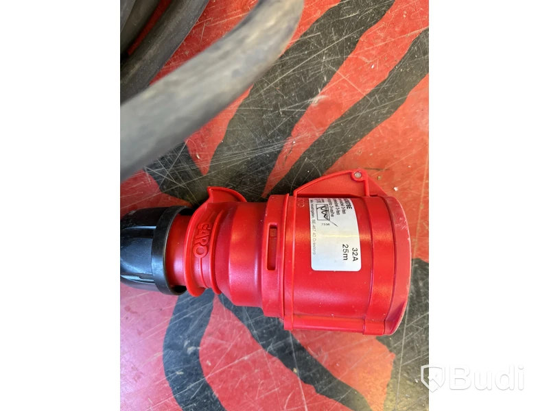 Byggcentral samt kabel, 32A