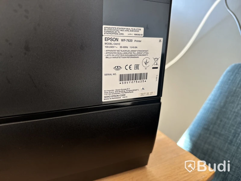 Skrivare, Epson WorkForce WF-7620