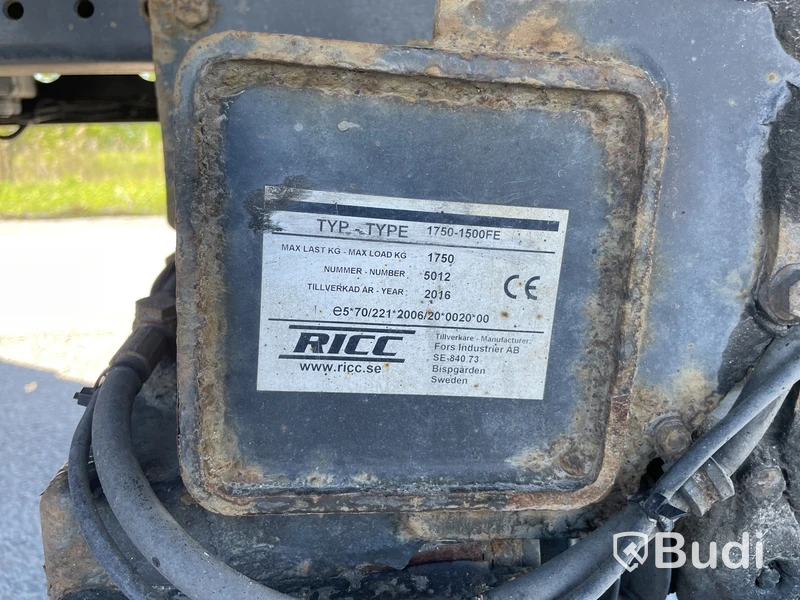 Lastbil Mercedes-Benz, Atego - 2016 | Ricc-lift | SKAB