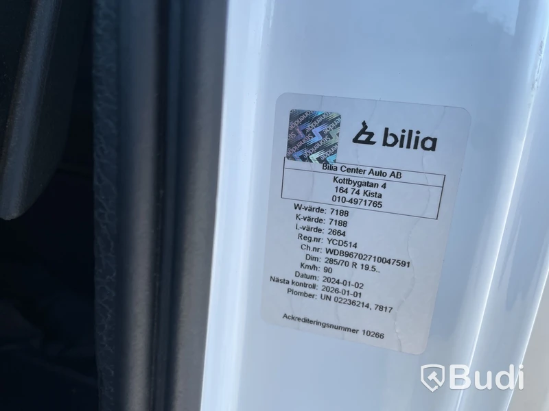 Lastbil Mercedes-Benz, Atego - 2016 | Ricc-lift | SKAB