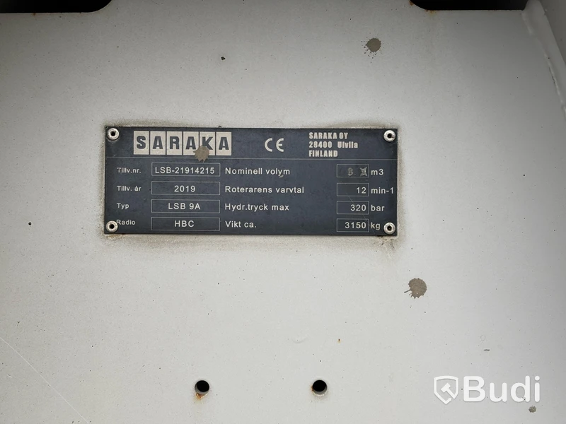Betongbil Mercedes-Benz Arocs 10.7 -2019 | Saraka