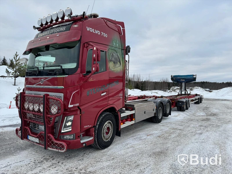 Lastväxlare Volvo FH 750 6x4 -2017 | I-Shift | 750hk | KILAFORS -2018 + släp ZKM648