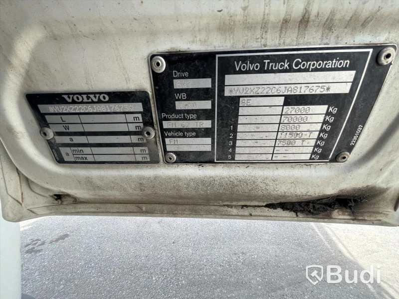 Liftdumper Volvo FMX 410 12.8 I-Shift -2017 | JOAB